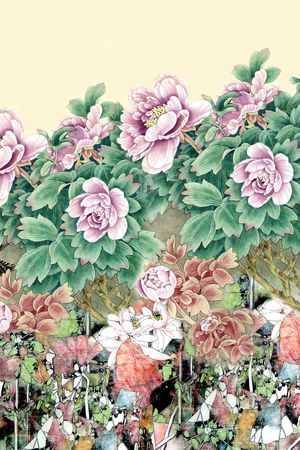 中国风印花花型图片