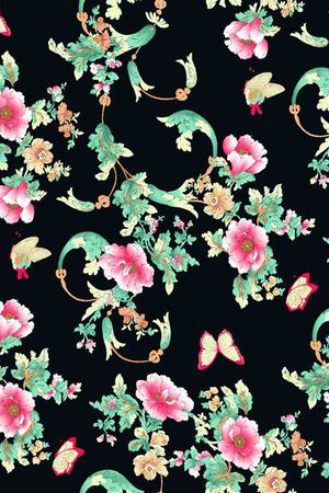 乱花印花花型图片