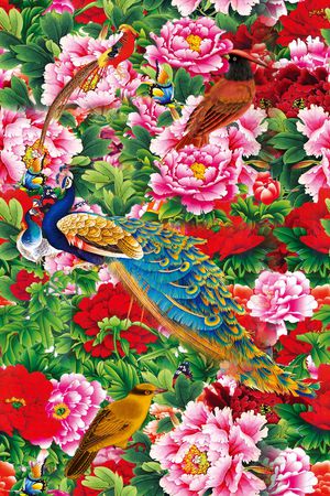 乱花印花花型图片