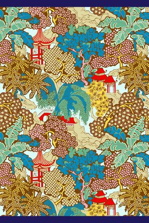 中国分印花花型图片