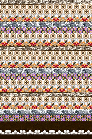 非洲印花花型图片