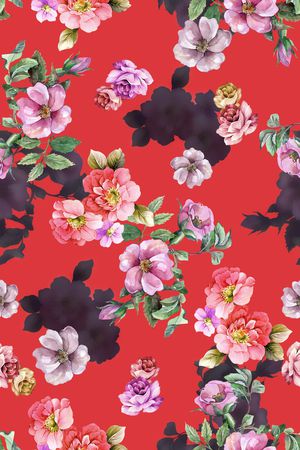 花卉印花花型图片