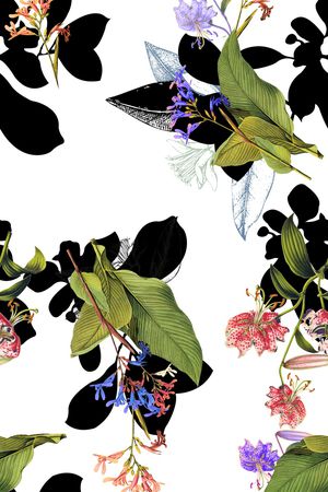 欧美风印花花型图片