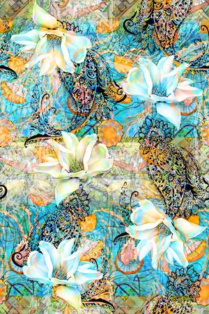 花卉印花花型图片