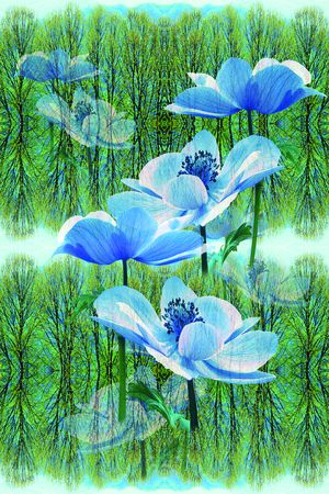 花朵印花花型图片