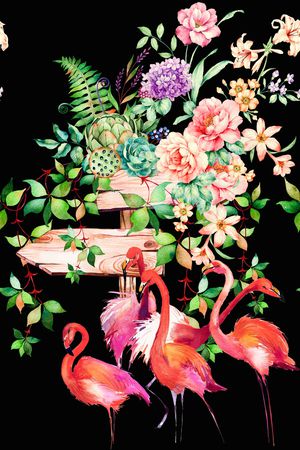 花卉印花花型图片