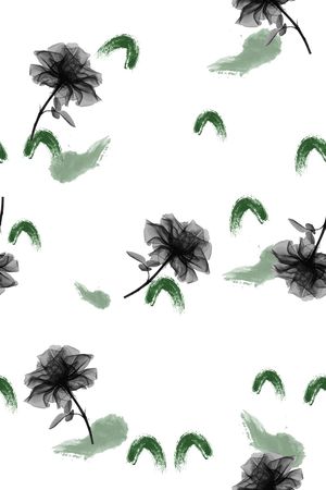 中国风印花花型图片