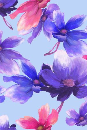 花卉印花花型图片