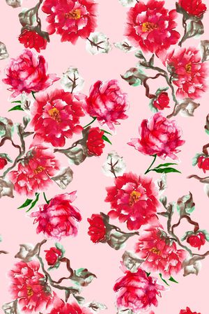 小碎花印花花型图片