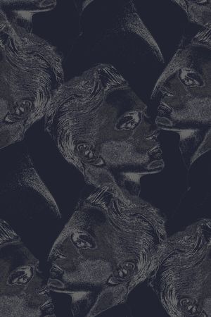 抽象手绘纹理男子人物纹理印花印花花型图片