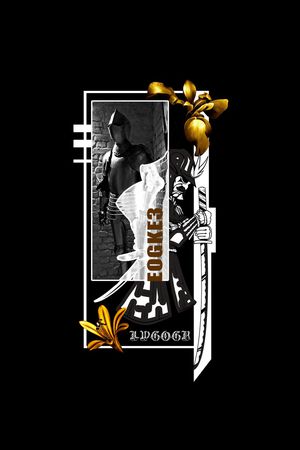 黑白印花花型图片