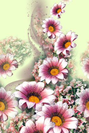 花卉印花花型图片