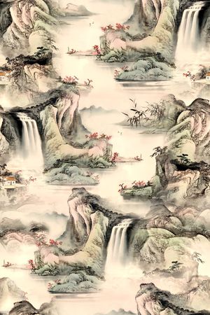 数码艺术花卉印花花型图片