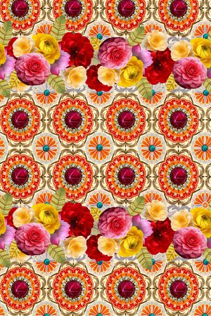 colorfull印花花型图片