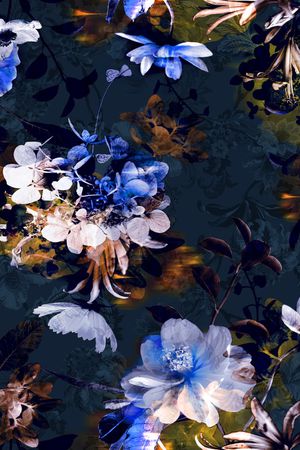 花卉印花花型图片