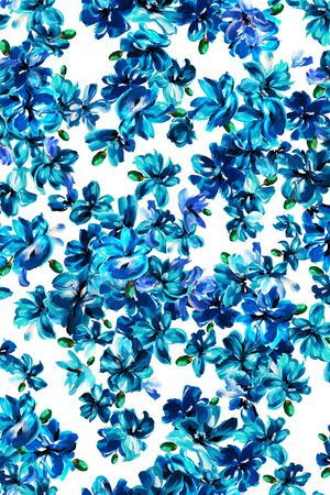 小碎花印花花型图片
