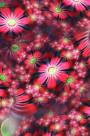 抽象印花花型图片