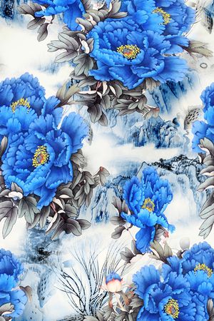 花朵印花花型图片