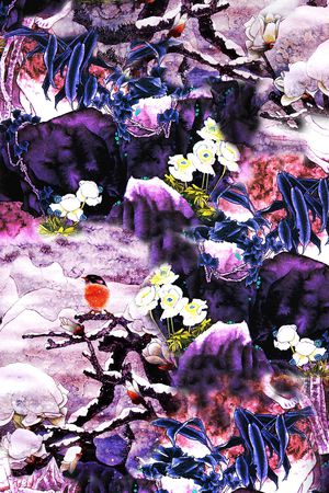 花朵印花花型图片