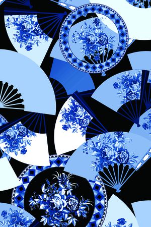 花卉印花花型图片