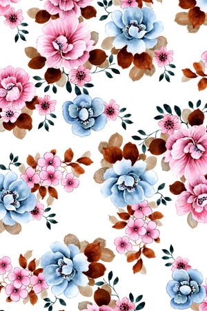 花朵印花花型图片