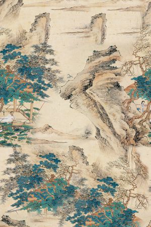 风景印花花型图片