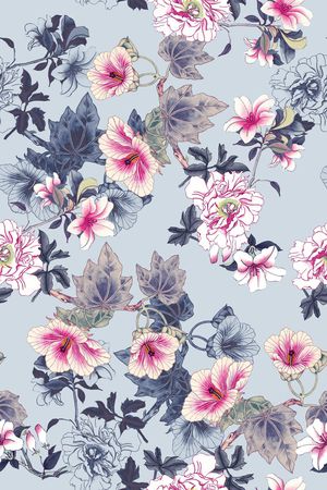 春夏印花花型图片