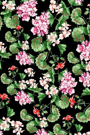 小碎花印花花型图片