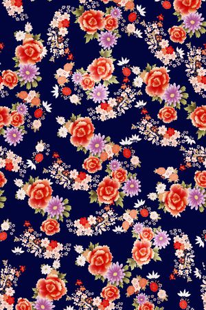 数码印花花型图片