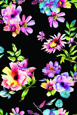 小碎花印花花型图片