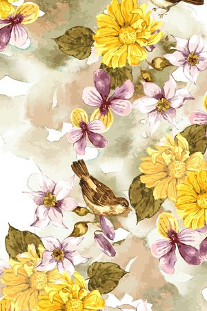 小碎花印花花型图片