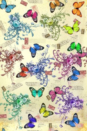 花卉印花花型图片