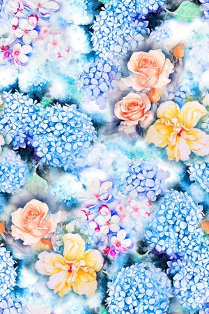 花卉印花花型图片