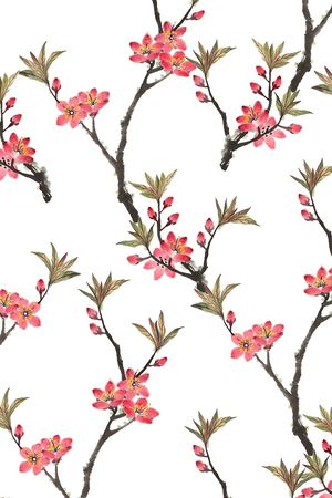 乱花印花花型图片
