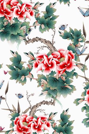 花卉印花花型图片