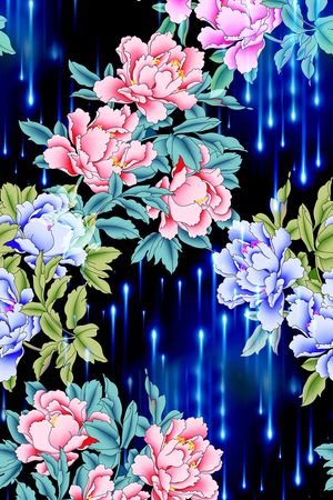 传统印花美感印花花型图片