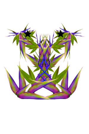 潮流图案印花花型图片