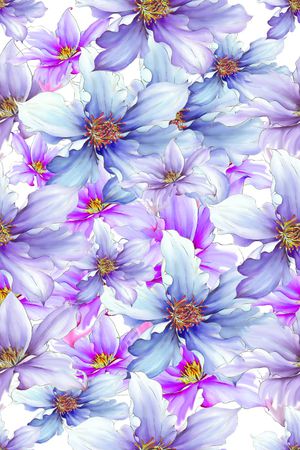 花朵印花花型图片