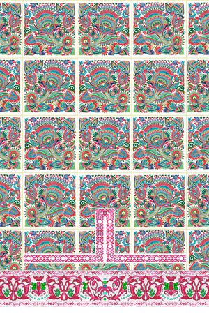 宫廷风印花花型图片
