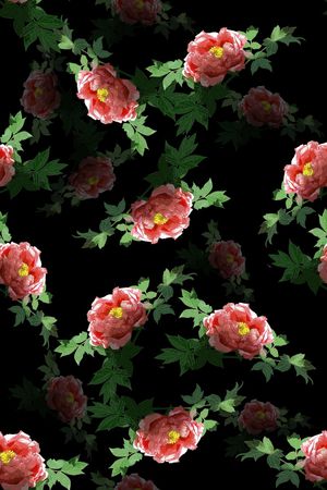 花卉印花花型图片