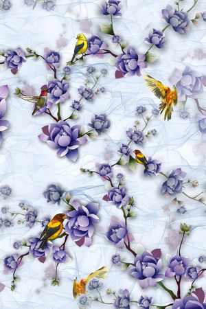 花卉印花花型图片