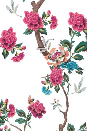 数枝印花花型图片