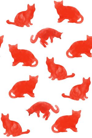 猫印花花型图片