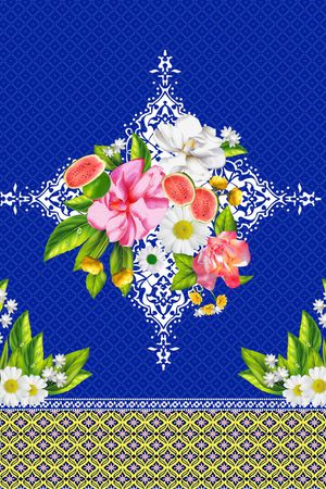 抽象印花花型图片