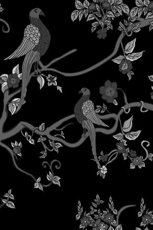 鸟印花花型图片