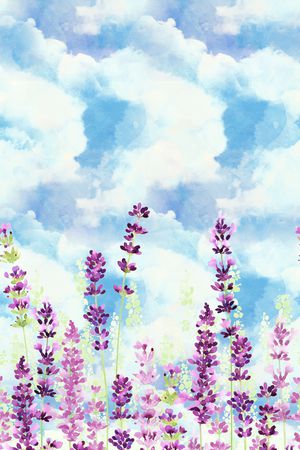 天空印花花型图片