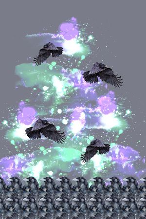 鸟印花花型图片