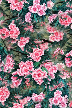 乱花印花花型图片