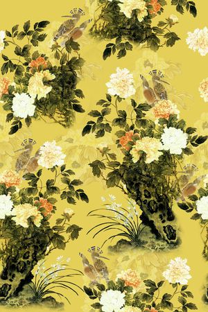 花朵印花花型图片