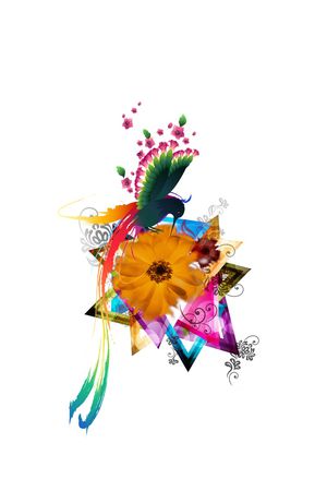 菱形印花花型图片
